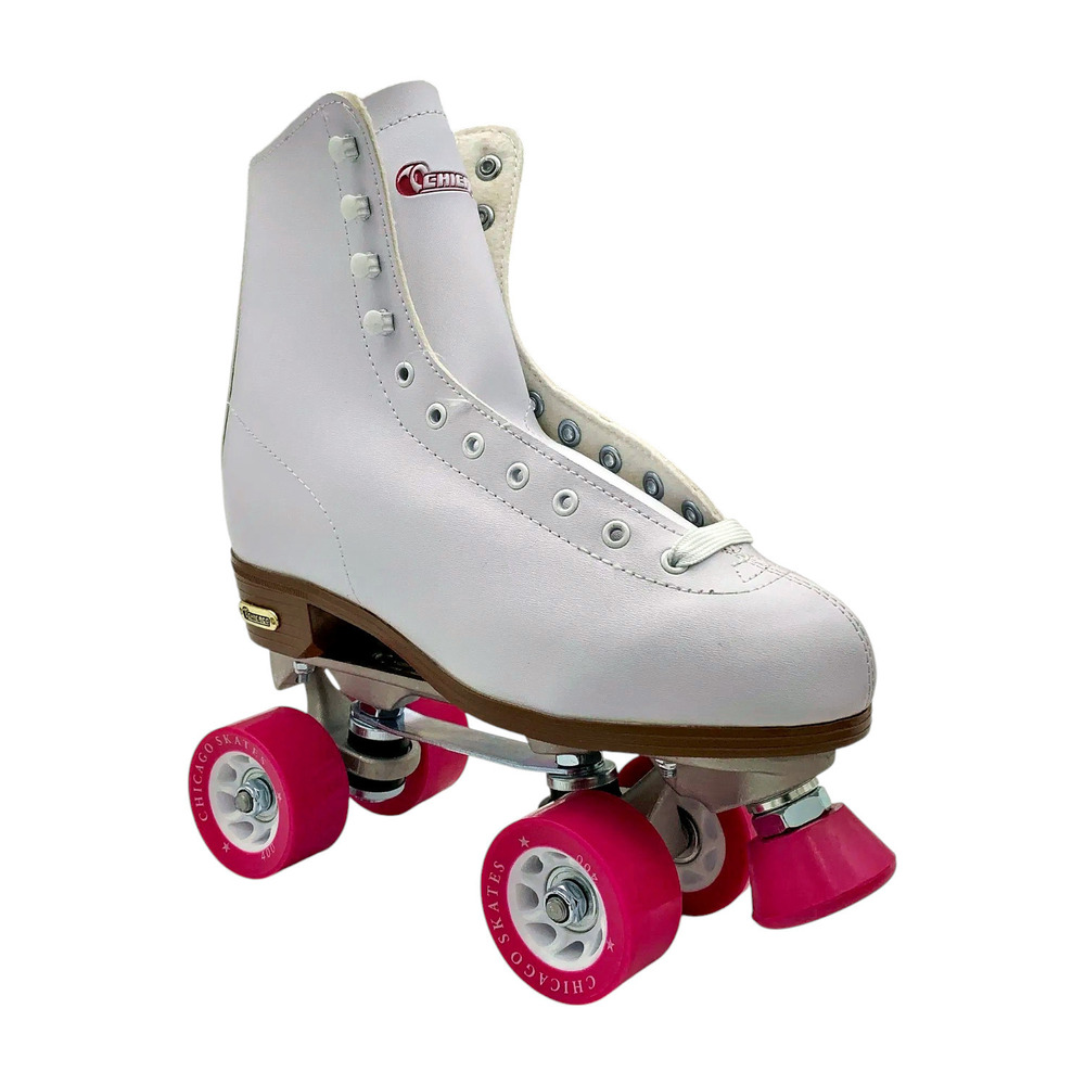 Chicago Women's Skates Premium Quad Rollerskates White - Medium